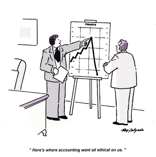 'Here's where accounting went all ethical on us.'