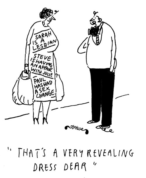 'That's a very revealing dress dear'