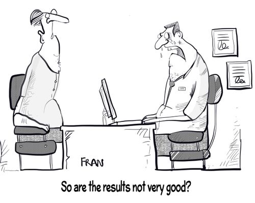 "So are the results not very good?"