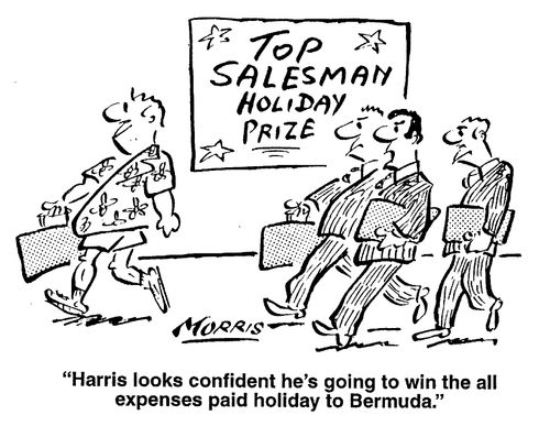 "Harris looks confident he's going to win..."