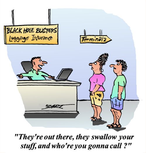 'They're out there, they swallow your stuff, and who're you gonna call?'