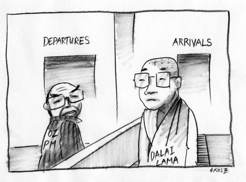 Dalai Lama visits Australia