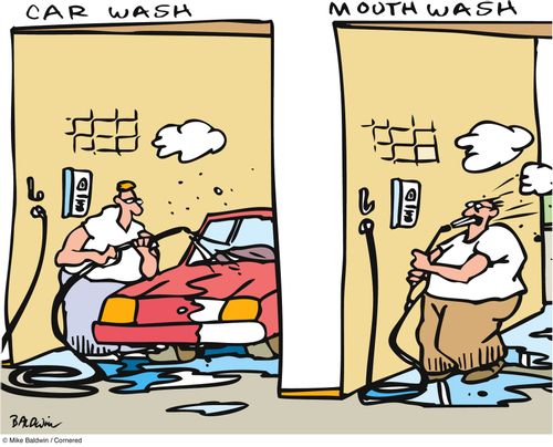 Car wash  / Mouth wash