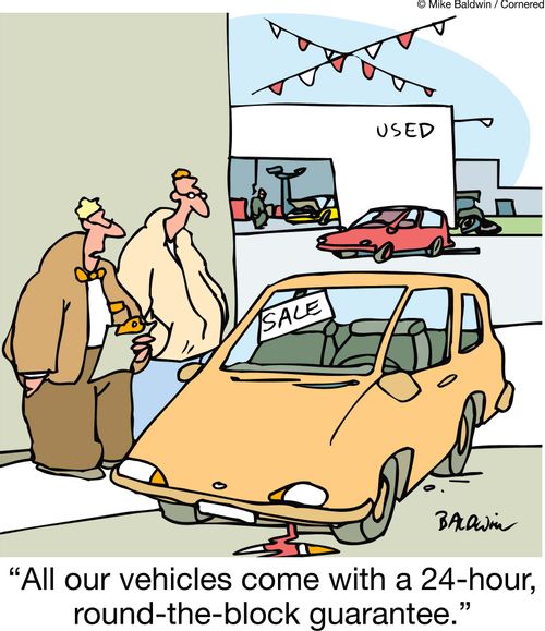 'All our vehicles come with a 24-hour, round-the-block guarantee.'