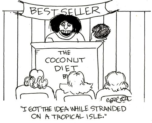 'I got the idea while stranded on a tropical isle.'