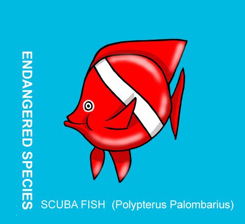 Endangered Species: Scuba Fish.