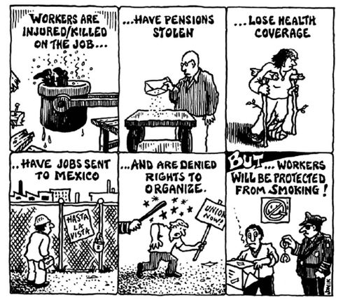 Worker Rights and the Smoking Ban