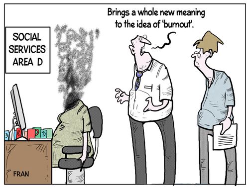 "Brings a whole new meaning to the idea of 'burnout'."