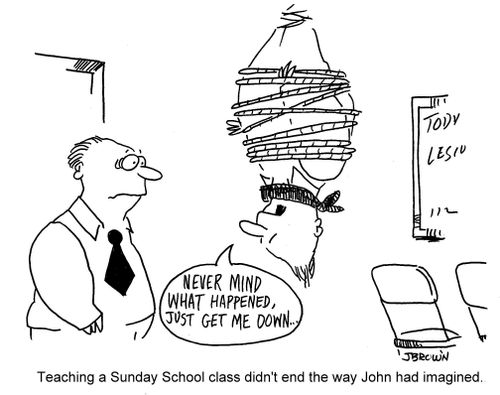 Teaching a Sunday school class didn't end the way John imagined.