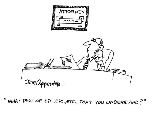 'What part of etc, etc, etc don't you understand?'