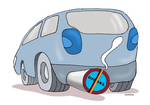 German cities ban diesel cars.