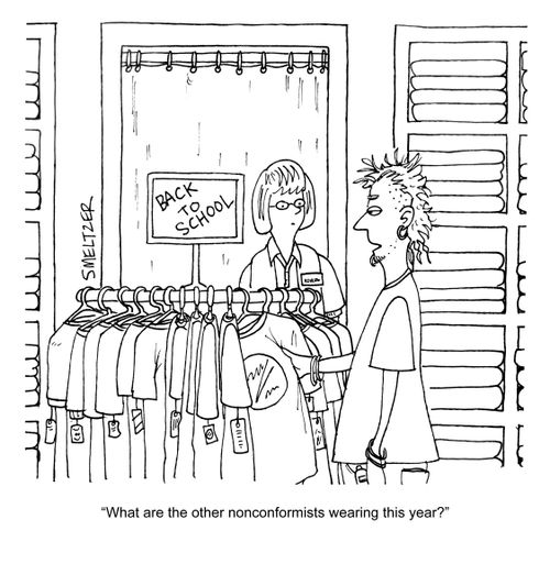 'What are the other nonconformists wearing this year?'