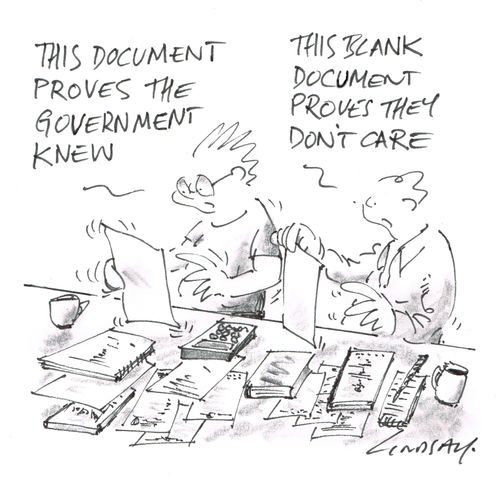 "This document proves the government knew."