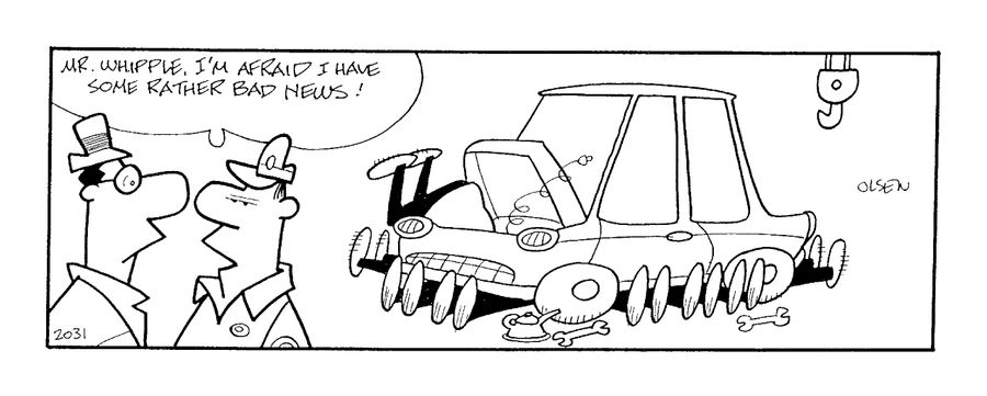 "Mr. Whipple, I'm afraid I have some rather bad news!"