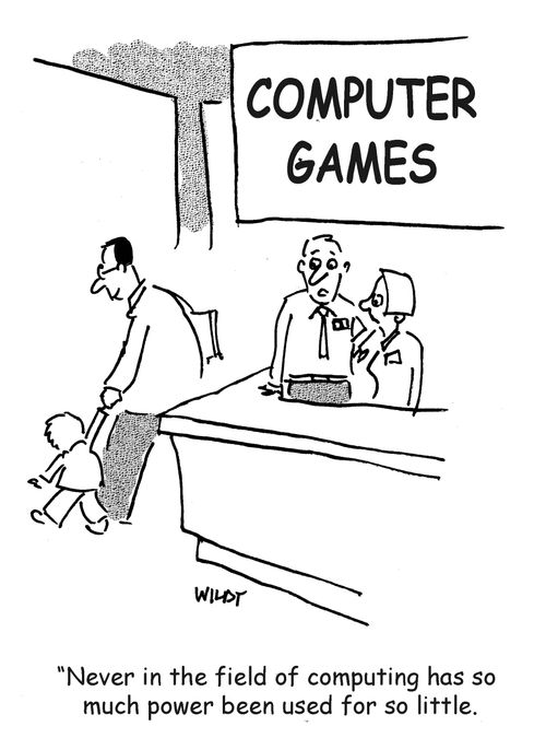 'Never in the field of computing has so much power been used for so little.'