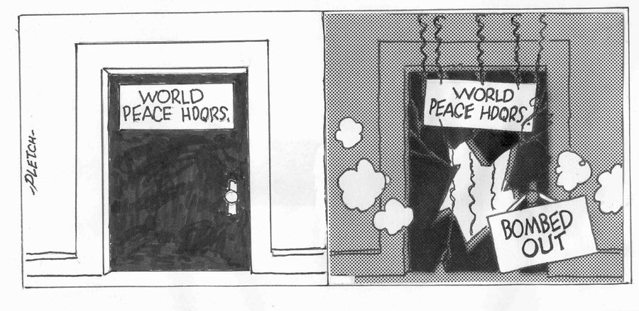 Good News/Bad News- World Peace Head quarters...