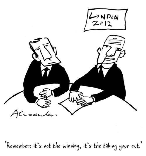 'Remember: it's not the winning, it's the taking your cut.'