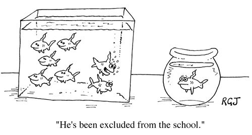 He's been excused from the school