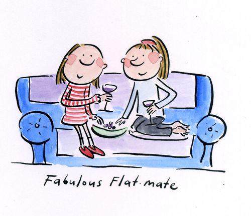 Fabulous flatmate.