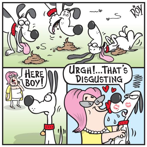 'Urgh!. . . That's disgusting.'