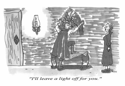 Vampire - I'll leave a light off for you.