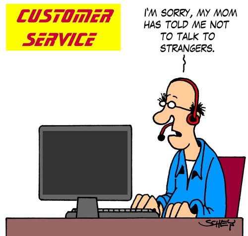 'I'm sorry, my mom has told me not to talk to strangers.'
