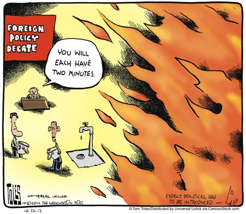 Foreign Policy Debate: 'You will each have two minutes.' 