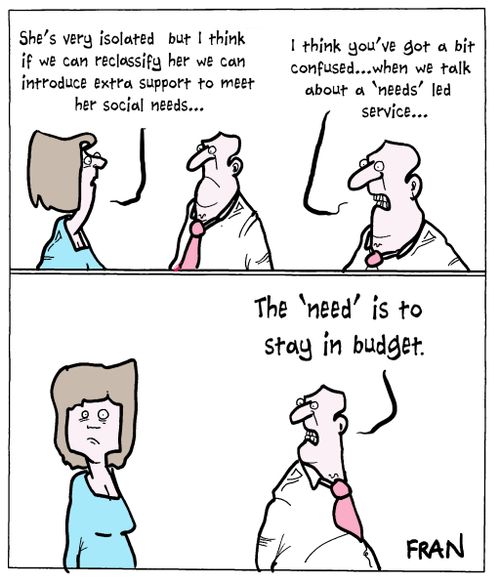 "She's very isolated but I think if we can reclassify her we can introduce extra support to meet her social needs..."