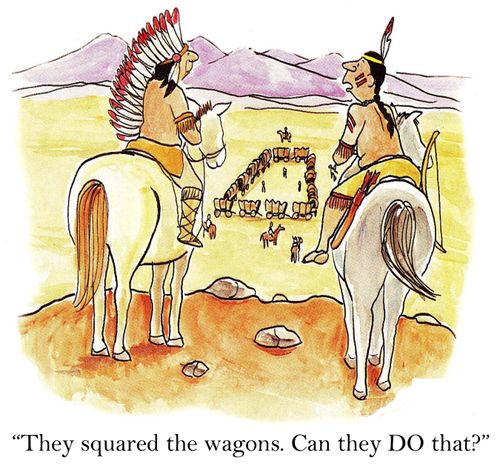 'They squared the wagons. Can they DO that?'