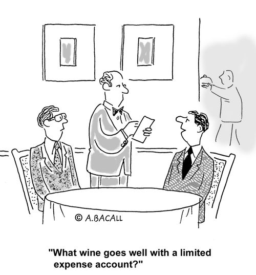 Which wine will go well with a limited expense account?
