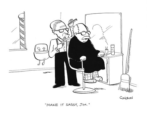 "Make it sassy, Jim."