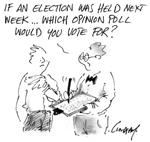 If an election was held next week, which opinion would you vote for?