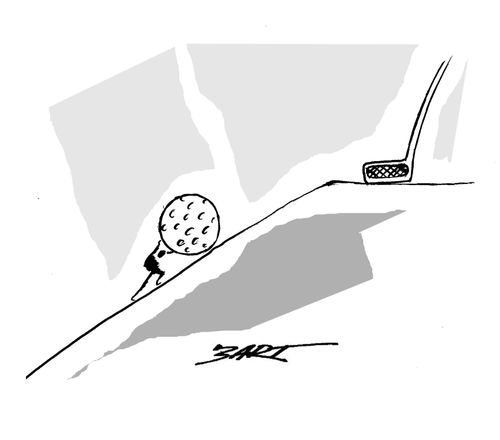 Sisyphus Golf Ball