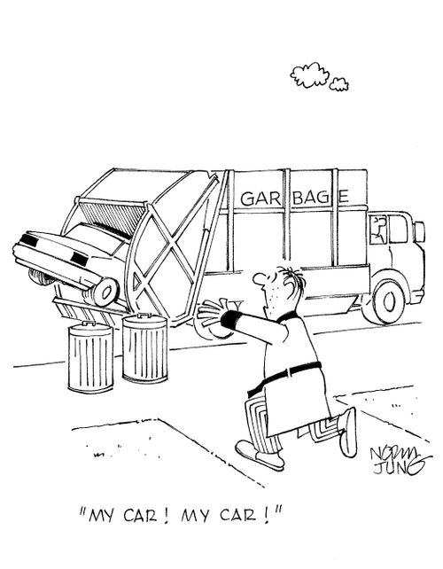 'My car! My car!'