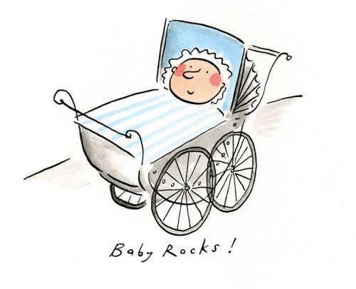 Baby rocks!