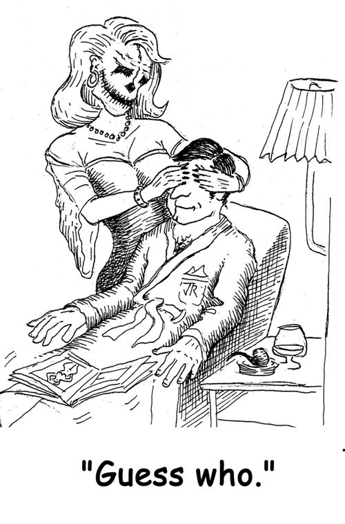 'Guess who.'