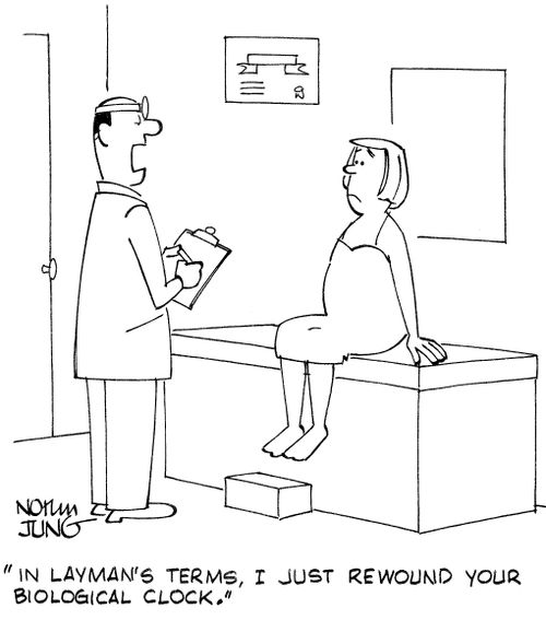 "In layman's terms, I just rewound your biological clock."