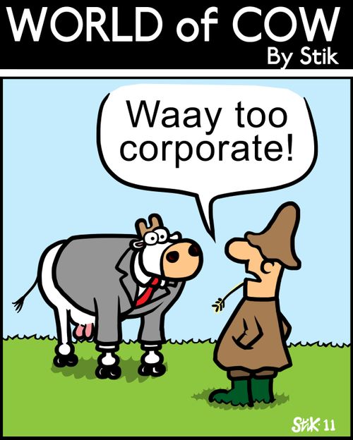 Waaay too corporate!
