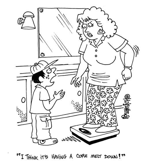 'I think it's having a core melt down!'