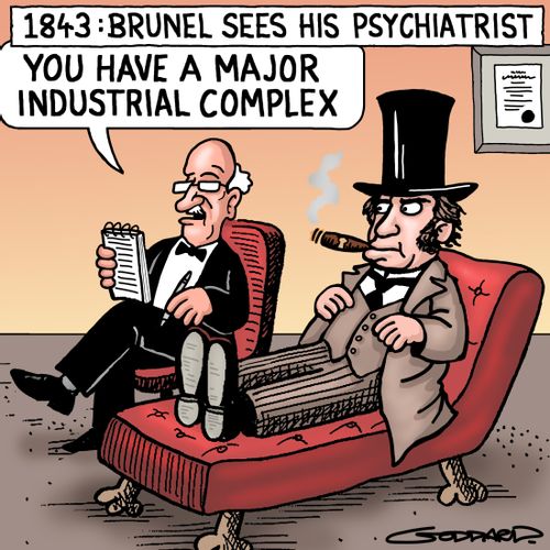 Brunel sees his psychiatrist