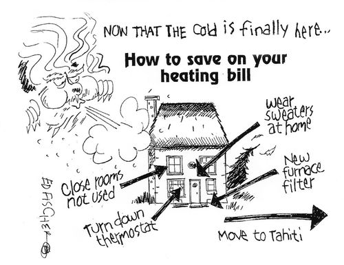 How to save on your heating bill...