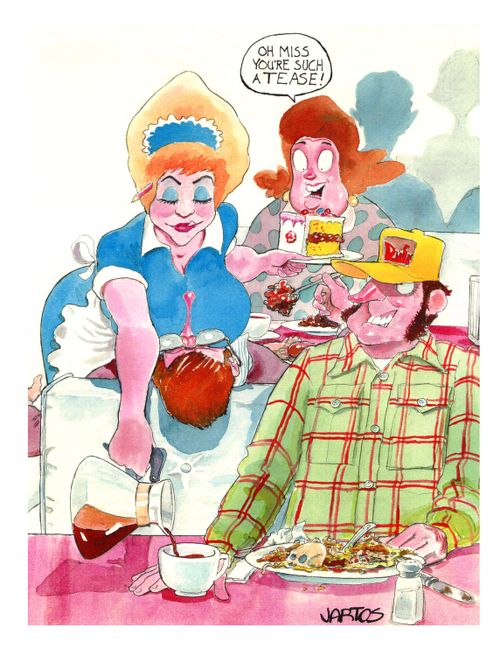 'Oh miss, you're such a tease!'