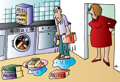 Man tries to clean up politics.