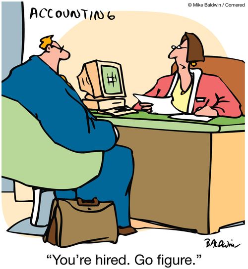 'You're hired.  Go figure.'