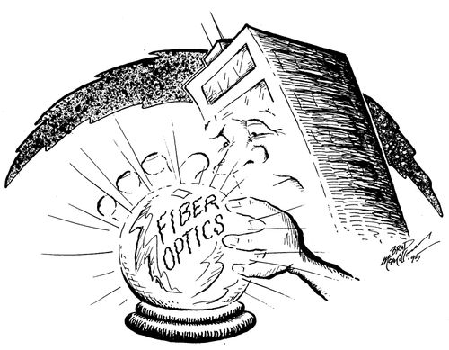 Building sees 'Fiber optics' in crystal ball