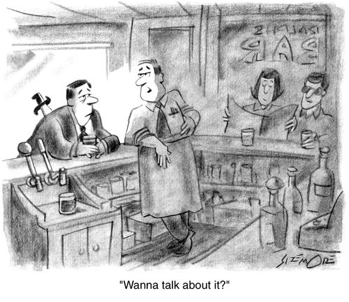 Wanna talk about it?
