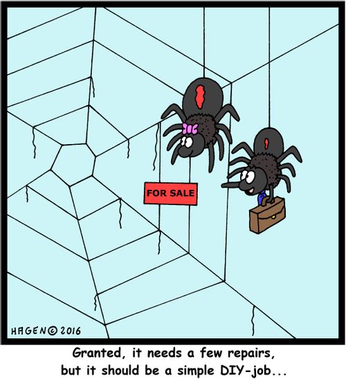 "Granted, it needs a few repairs, but it should be a simple DIY-job..."