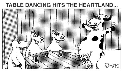 Table Dancing Hits the Heartland...