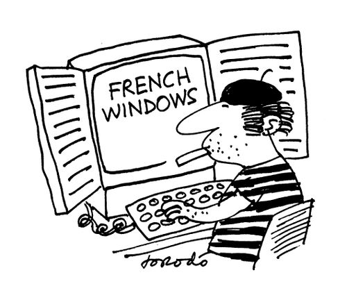French windows.