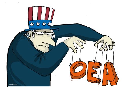 Influence of the USA in the OEA
